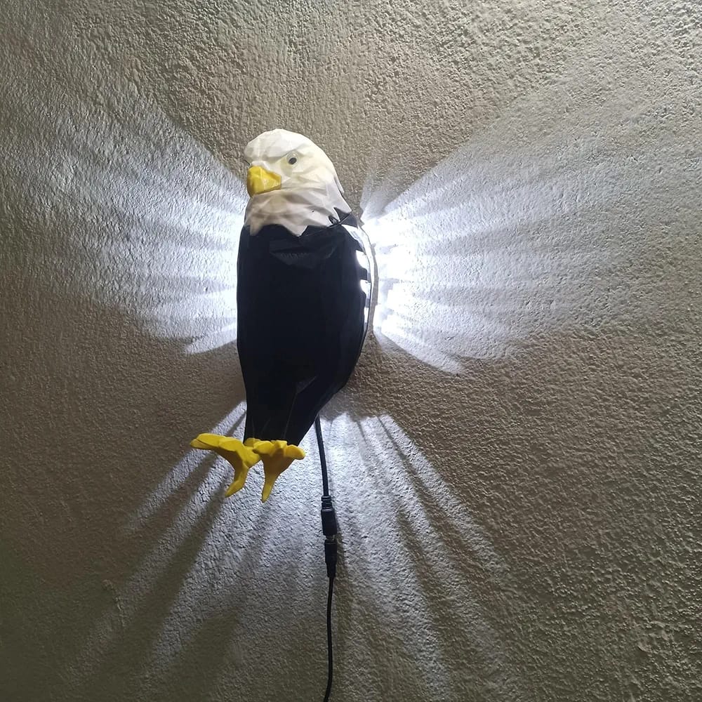 Bald Eagle Night Wall Lamp