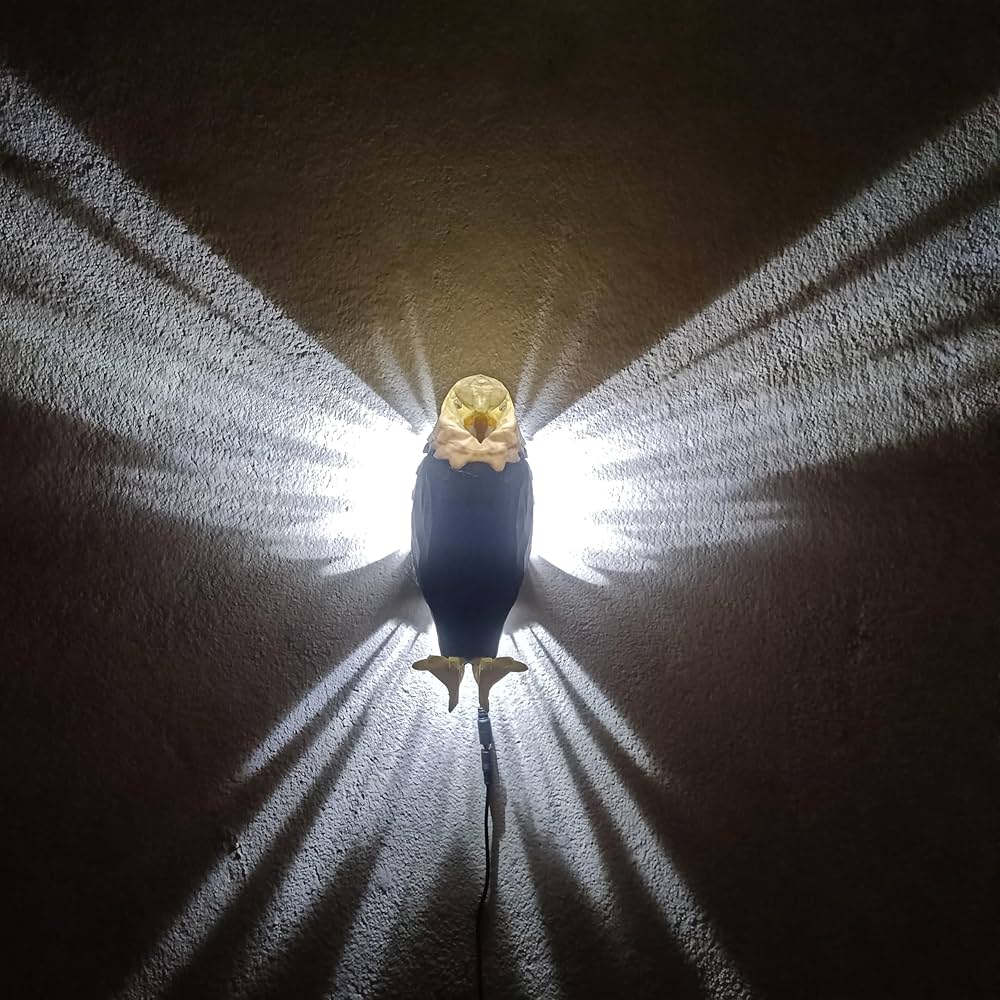 Bald Eagle Night Wall Lamp